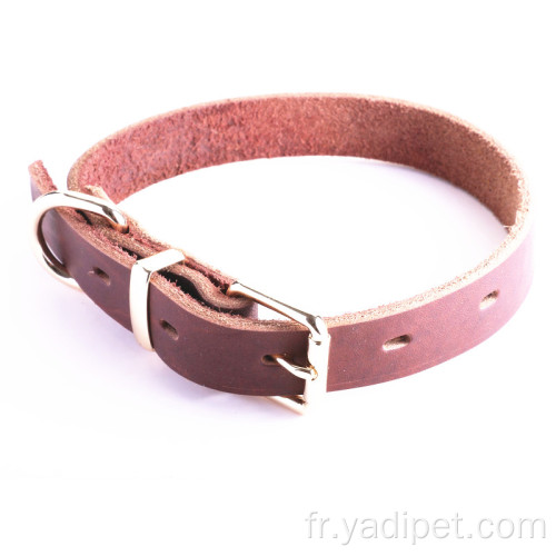 collier en cuir de chien usine en gros collier